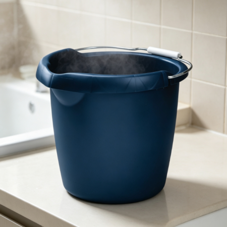 Dark Blue Thickened Foot Bath Plastic Bucket, Household Deepened Foot Bath Bucket