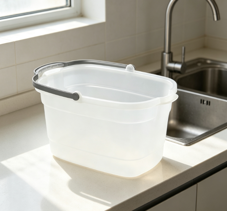 Rectangular Thickened Plastic Hand-held Bucket for Household Mopping and Cleaning - Image 2